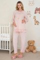 Bebe Pembe Renkli, Dantel Detaylı 33209 Uzun Kol, 2 Parça Lohusa Hamile Pijama Takımı Bebe Pembe Renkli, Dantel Detaylı 33209 Uzun Kol, 2 Parça Lohusa Hamile Pijama Takımı, 8500000000045, Lohusa - Hamile Pijama Takımları, 8500000000045