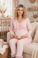 Bebe Pembe Renkli Dantel Detaylı, 33208 Uzun Kol, 2 Parça Lohusa Hamile Pijama Takımı Bebe Pembe Renkli Dantel Detaylı, 33208 Uzun Kol, 2 Parça Lohusa Hamile Pijama Takımı, 8509990041762, Lohusa - Hamile Pijama Takımları, 8509990041762