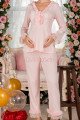 Bebe Pembe Renkli Dantel Detaylı, 33208 Uzun Kol, 2 Parça Lohusa Hamile Pijama Takımı Bebe Pembe Renkli Dantel Detaylı, 33208 Uzun Kol, 2 Parça Lohusa Hamile Pijama Takımı, 8509990041762, Lohusa - Hamile Pijama Takımları, 8509990041762