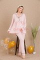 Pudra Renk ve Derin Patlı, Gömlek Yaka Lady 33001 Uzun Kol Sabahlıklı Hamile Pijama Takımı Pudra Renk ve Derin Patlı, Gömlek Yaka Lady 33001 Uzun Kol Sabahlıklı Hamile Pijama Takımı, M-33001-PDRA, Lohusa - Hamile Pijama Takımları, M-33001-PDRA