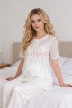 Ekru Renkli Dantel Detaylı, 33206 Kısa Kol, 2 Parça Lohusa Hamile Pijama Takımı Ekru Renkli Dantel Detaylı, 33206 Kısa Kol, 2 Parça Lohusa Hamile Pijama Takımı, 8509990041601, Lohusa - Hamile Pijama Takımları, 8509990041601