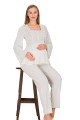 Ekru Renkli, Dantel Detaylı, 33205 Uzun Kol, 2 Parça Lohusa Hamile Pijama Takımı Ekru Renkli, Dantel Detaylı, 33205 Uzun Kol, 2 Parça Lohusa Hamile Pijama Takımı, 8509990041489, Lohusa - Hamile Pijama Takımları, 8509990041489
