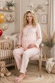 Bebe Pembe Renkli, Dantel Detaylı 33209 Uzun Kol, 2 Parça Lohusa Hamile Pijama Takımı Bebe Pembe Renkli, Dantel Detaylı 33209 Uzun Kol, 2 Parça Lohusa Hamile Pijama Takımı, 8500000000045, Lohusa - Hamile Pijama Takımları, 8500000000045