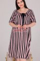Kadın 8816 Battal Büyük Beden Tunik Gecelik -  2XL - 3XL - 4XL Bedenler
