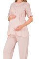Bebe Pembe Renkli Dantel Detaylı, 33206 Kısa Kol, 2 Parça Lohusa Hamile Pijama Takımı Bebe Pembe Renkli Dantel Detaylı, 33206 Kısa Kol, 2 Parça Lohusa Hamile Pijama Takımı, 8509990041526, Lohusa - Hamile Pijama Takımları, 8509990041526