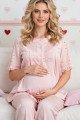 Bebe Pembe Renkli Dantel Detaylı, 33206 Kısa Kol, 2 Parça Lohusa Hamile Pijama Takımı Bebe Pembe Renkli Dantel Detaylı, 33206 Kısa Kol, 2 Parça Lohusa Hamile Pijama Takımı, 8509990041526, Lohusa - Hamile Pijama Takımları, 8509990041526