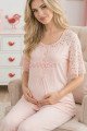 Bebe Pembe Renkli Dantel Detaylı, 33207 Kısa Kol, 2 Parça Lohusa Hamile Pijama Takımı Bebe Pembe Renkli Dantel Detaylı, 33207 Kısa Kol, 2 Parça Lohusa Hamile Pijama Takımı, 8509990041649, Lohusa - Hamile Pijama Takımları, 8509990041649