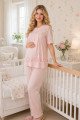 Bebe Pembe Renkli Dantel Detaylı, 33206 Kısa Kol, 2 Parça Lohusa Hamile Pijama Takımı Bebe Pembe Renkli Dantel Detaylı, 33206 Kısa Kol, 2 Parça Lohusa Hamile Pijama Takımı, 8509990041526, Lohusa - Hamile Pijama Takımları, 8509990041526