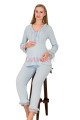 Bebe Mavi Renkli, Dantel Detaylı, 33208 Uzun Kol, 2 Parça Lohusa Hamile Pijama Takımı Bebe Mavi Renkli, Dantel Detaylı, 33208 Uzun Kol, 2 Parça Lohusa Hamile Pijama Takımı, 8509990041809, Lohusa - Hamile Pijama Takımları, 8509990041809