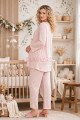Bebe Pembe Renkli, Dantel Detaylı 33209 Uzun Kol, 2 Parça Lohusa Hamile Pijama Takımı Bebe Pembe Renkli, Dantel Detaylı 33209 Uzun Kol, 2 Parça Lohusa Hamile Pijama Takımı, 8500000000045, Lohusa - Hamile Pijama Takımları, 8500000000045