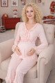 Bebe Pembe Renkli Dantel Detaylı, 33208 Uzun Kol, 2 Parça Lohusa Hamile Pijama Takımı Bebe Pembe Renkli Dantel Detaylı, 33208 Uzun Kol, 2 Parça Lohusa Hamile Pijama Takımı, 8509990041762, Lohusa - Hamile Pijama Takımları, 8509990041762
