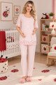 Bebe Pembe Renkli Dantel Detaylı, 33207 Kısa Kol, 2 Parça Lohusa Hamile Pijama Takımı Bebe Pembe Renkli Dantel Detaylı, 33207 Kısa Kol, 2 Parça Lohusa Hamile Pijama Takımı, 8509990041649, Lohusa - Hamile Pijama Takımları, 8509990041649