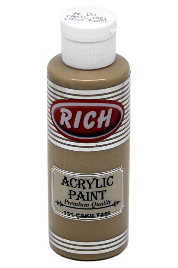Rich Master Akrilik Boya - 131 Çakıl Taşı Renk Akrilik Hobi Boyası Rich Master Akrilik Boya - 131 Çakıl Taşı Renk Akrilik Hobi Boyası, 8691301310008, Hobi Boyaları