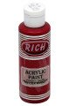 Rich Master Akrilik Boya - 149 Çilek Kırmızı Renk Akrilik Hobi Boyası, 8682374022233, Hobi Boyaları, 8682374022233