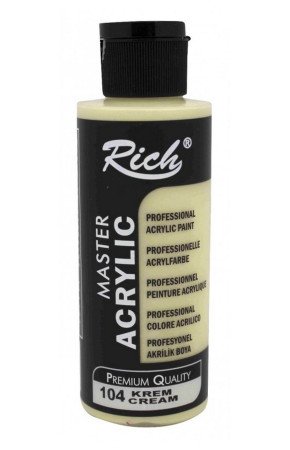 Rich Master Akrilik Boya - 104 Krem Renk Akrilik Hobi Boyası Rich Master Akrilik Boya - 104 Krem Renk Akrilik Hobi Boyası