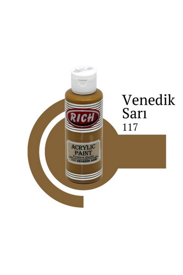 Rich Master Akrilik Boya - 117 Venedik Sarı Renk Akrilik Hobi Boyası Rich Master Akrilik Boya - 117 Venedik Sarı Renk Akrilik Hobi Boyası, 8682374022035, Hobi Boyaları