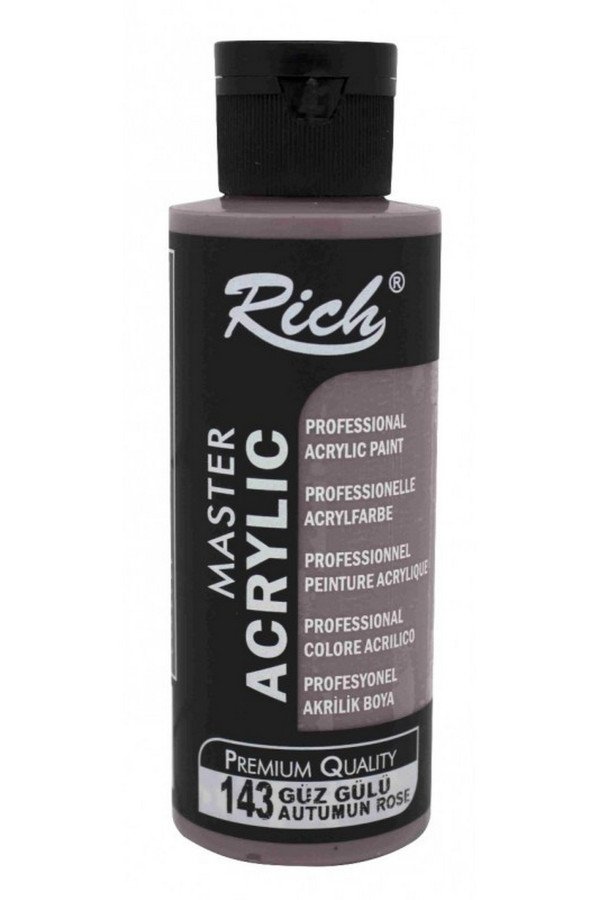 Rich Master Akrilik Boya - 143 Güz Gülü Renk Akrilik Hobi Boyası, 8691301430003, Hobi Boyaları, 8691301430003