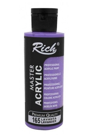 Rich Master Akrilik Boya - 165 Lavanta Renk Akrilik Hobi Boyası Rich Master Akrilik Boya - 165 Lavanta Renk Akrilik Hobi Boyası