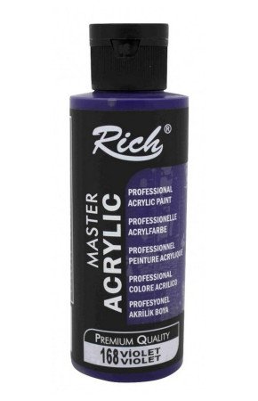 Rich Master Akrilik Boya - 168 Violet Renk Akrilik Hobi Boyası Rich Master Akrilik Boya - 168 Violet Renk Akrilik Hobi Boyası