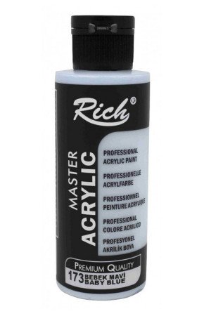 Rich Master Akrilik Boya - 173 Bebek Mavi Renk Akrilik Hobi Boyası Rich Master Akrilik Boya - 173 Bebek Mavi Renk Akrilik Hobi Boyası