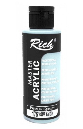 Rich Master Akrilik Boya - 175 Gökyüzü Renk Akrilik Hobi Boyası Rich Master Akrilik Boya - 175 Gökyüzü Renk Akrilik Hobi Boyası