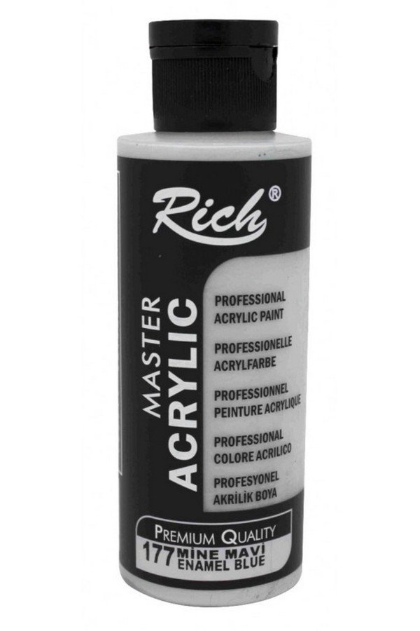 Rich Master Akrilik Boya - 177 Mine Mavi Renk Akrilik Hobi Boyası Rich Master Akrilik Boya - 177 Mine Mavi Renk Akrilik Hobi Boyası, 8682374022400, Hobi Boyaları, 8682374022400