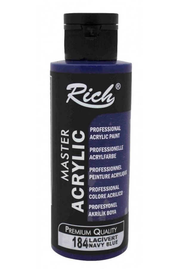 Rich Master Akrilik Boya - 184 Lacivert Renk Akrilik Hobi Boyası Rich Master Akrilik Boya - 184 Lacivert Renk Akrilik Hobi Boyası, 8691301840000, Hobi Boyaları, 8691301840000
