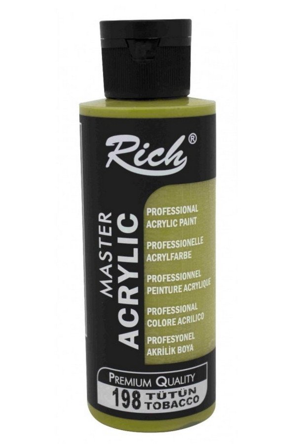 Rich Master Akrilik Boya - 198 Tütün Renk Akrilik Hobi Boyası Rich Master Akrilik Boya - 198 Tütün Renk Akrilik Hobi Boyası, RICHMA120198, Hobi Boyaları, RICHMA120198