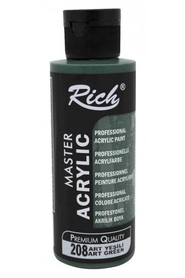 Rich Master Akrilik Boya - 208 Art Yeşili Renk Akrilik Hobi Boyası Rich Master Akrilik Boya - 208 Art Yeşili Renk Akrilik Hobi Boyası, 8691302080009, Hobi Boyaları, 8691302080009