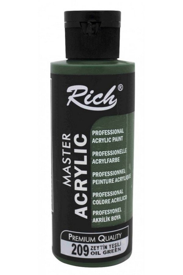 Rich Master Akrilik Boya - 209 Zeytin Yeşili Renk Akrilik Hobi Boyası Rich Master Akrilik Boya - 209 Zeytin Yeşili Renk Akrilik Hobi Boyası, AKR120209, Hobi Boyaları, AKR120209