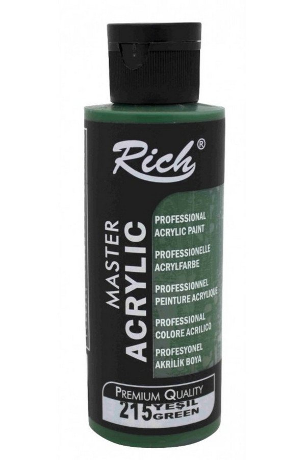 Rich Master Akrilik Boya - 215 Yeşil Renk Akrilik Hobi Boyası Rich Master Akrilik Boya - 215 Yeşil Renk Akrilik Hobi Boyası, 8682374019868, Hobi Boyaları, 8682374019868