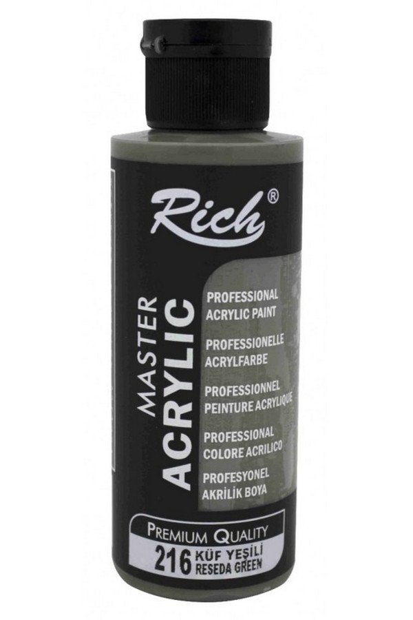 Rich Master Akrilik Boya - 216 Küf Yeşili Renk Akrilik Hobi Boyası Rich Master Akrilik Boya - 216 Küf Yeşili Renk Akrilik Hobi Boyası, 8691302160008, Hobi Boyaları, 8691302160008