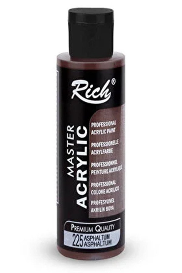 Rich Master Akrilik Boya - 225 Asphalthum Renk Akrilik Hobi Boyası Rich Master Akrilik Boya - 225 Asphalthum Renk Akrilik Hobi Boyası, 8682374002013, Hobi Boyaları, 8682374002013