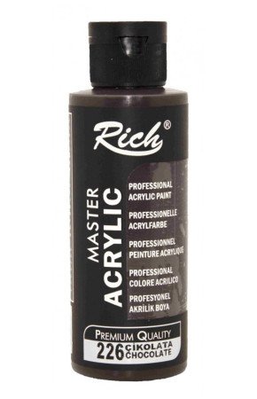 Rich Master Akrilik Boya - 226 Çikolata Renk Akrilik Hobi Boyası Rich Master Akrilik Boya - 226 Çikolata Renk Akrilik Hobi Boyası