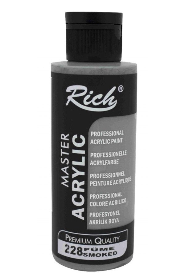 Rich Master Akrilik Boya - 228 Füme Renk Akrilik Hobi Boyası Rich Master Akrilik Boya - 228 Füme Renk Akrilik Hobi Boyası, 8682374015778, Hobi Boyaları, 8682374015778