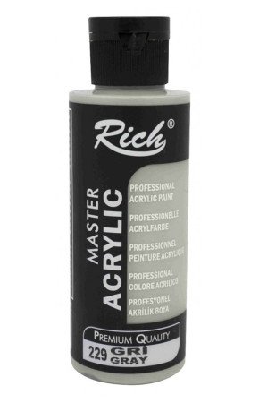 Rich Master Akrilik Boya - 229 Gri Renk Akrilik Hobi Boyası Rich Master Akrilik Boya - 229 Gri Renk Akrilik Hobi Boyası
