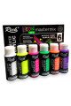Rich Mastermix 6 Adetli Akrilik Boya 60 cc Neon Renkler, 6 Neon Renkli Akrilik Mastermix Boya Seti Rich Mastermix 6 Adetli Akrilik Boya 60 cc Neon Renkler, 6 Neon Renkli Akrilik Mastermix Boya Seti