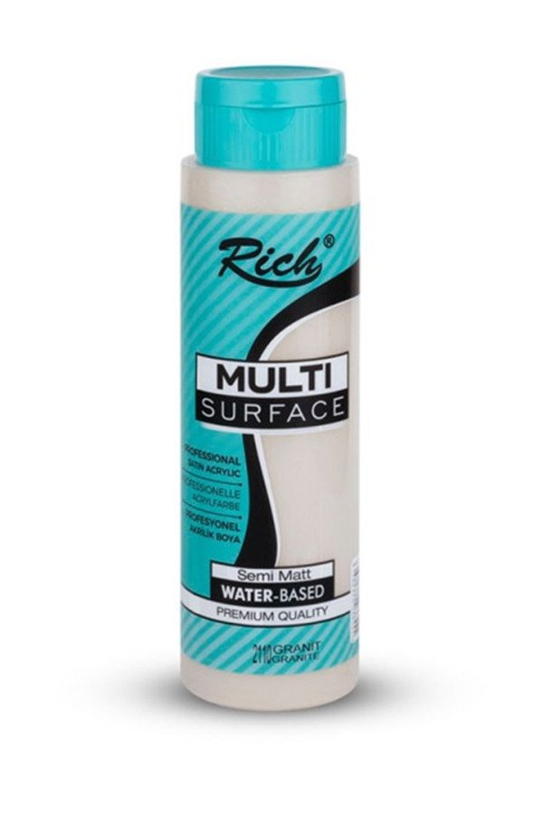 Rich 500 cc Multi Surface Akrilik Boya - 2110 Granit Renk Akrilik Hobi Boyası Rich 500 cc Multi Surface Akrilik Boya - 2110 Granit Renk Akrilik Hobi Boyası, 8682374038555, Hobi Boyaları, 8682374038555