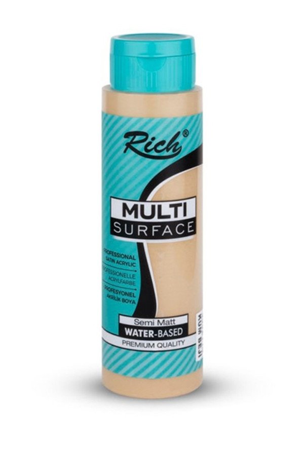 Rich 500 cc Multi Surface Akrilik Boya - 2114 Kum Beji Renk Akrilik Hobi Boyası Rich 500 cc Multi Surface Akrilik Boya - 2114 Kum Beji Renk Akrilik Hobi Boyası, 8682374038562, Hobi Boyaları, 8682374038562
