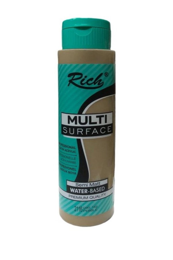 Rich 500 cc Multi Surface Akrilik Boya - 2116 Çakıl Taşı Renk Akrilik Hobi Boyası Rich 500 cc Multi Surface Akrilik Boya - 2116 Çakıl Taşı Renk Akrilik Hobi Boyası, syf8682374111906, Hobi Boyaları, syf8682374111906