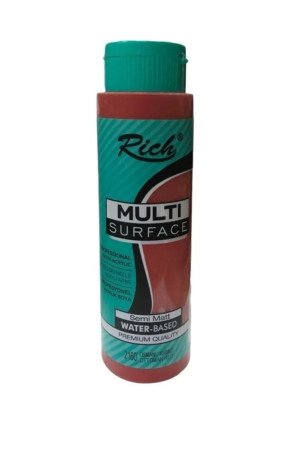 Rich 500 cc Multi Surface Akrilik Boya - 2160 Osmanlı Kırmızı Renk Akrilik Hobi Boyası Rich 500 cc Multi Surface Akrilik Boya - 2160 Osmanlı Kırmızı Renk Akrilik Hobi Boyası