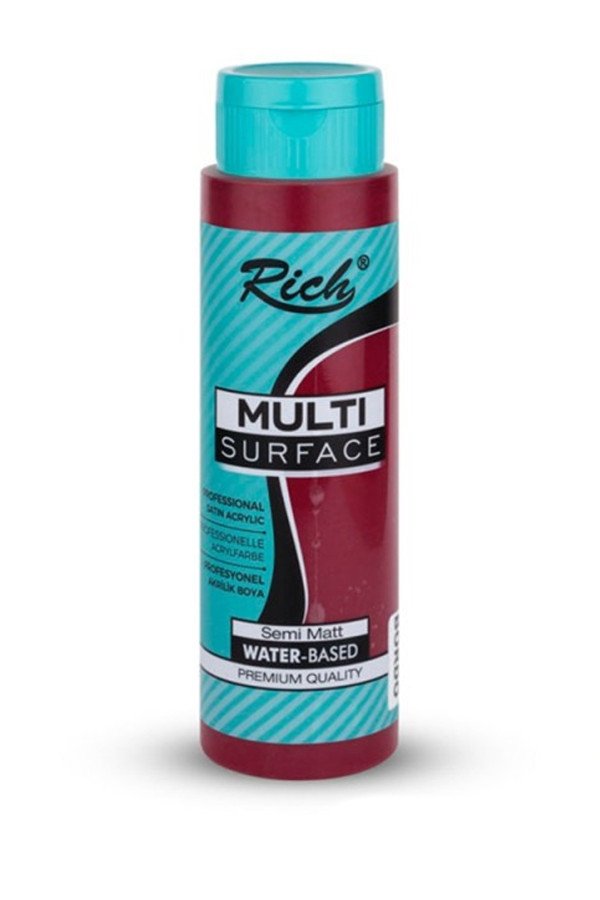 Rich 500 cc Multi Surface Akrilik Boya - 2162 Bordo Renk Akrilik Hobi Boyası, TYBJGC607F3BQSDC32, Hobi Boyaları, TYBJGC607F3BQSDC32