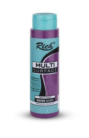 Rich 500 cc Multi Surface Akrilik Boya - 2172 Böğürtlen Renk Akrilik Hobi Boyası