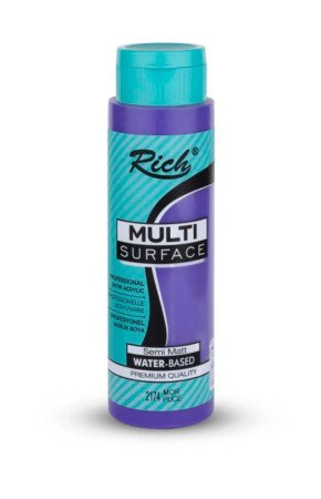 Rich 500 cc Multi Surface Akrilik Boya - 2174 Mor Renk Akrilik Hobi Boyası Rich 500 cc Multi Surface Akrilik Boya - 2174 Mor Renk Akrilik Hobi Boyası