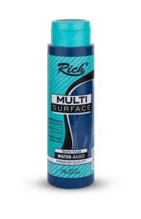 Rich 500 cc Multi Surface Akrilik Boya - 2194 Safir Renk Akrilik Hobi Boyası