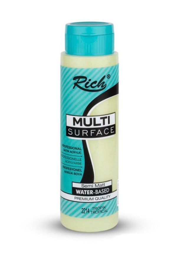 Rich 500 cc Multi Surface Akrilik Boya - 2214 Tropik Renk Akrilik Hobi Boyası Rich 500 cc Multi Surface Akrilik Boya - 2214 Tropik Renk Akrilik Hobi Boyası, 8691302101214, Hobi Boyaları, 8691302101214
