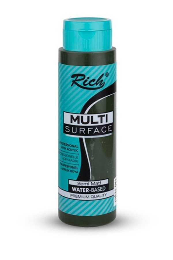 Rich 500 cc Multi Surface Akrilik Boya - 2222 Yağ Yeşili Renk Akrilik Hobi Boyası Rich 500 cc Multi Surface Akrilik Boya - 2222 Yağ Yeşili Renk Akrilik Hobi Boyası, 8691302101222, Hobi Boyaları, 8691302101222