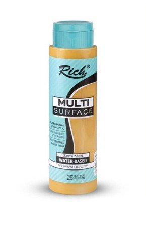 Rich 500 cc Multi Surface Akrilik Boya - 2226 Safran Renk Akrilik Hobi Boyası