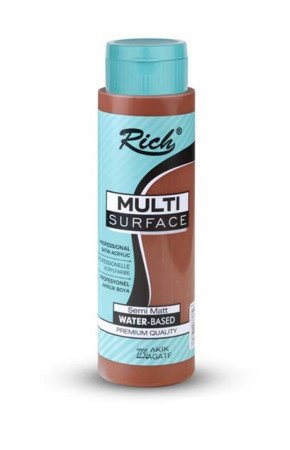 Rich 500 cc Multi Surface Akrilik Boya - 2230 Akik Renk Akrilik Hobi Boyası