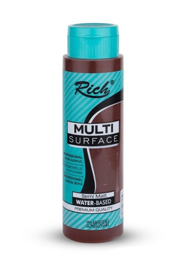 Rich 500 cc Multi Surface Akrilik Boya - 2234 Kahverengi Renk Akrilik Hobi Boyası Rich 500 cc Multi Surface Akrilik Boya - 2234 Kahverengi Renk Akrilik Hobi Boyası, 8682374038807, Hobi Boyaları, 8682374038807